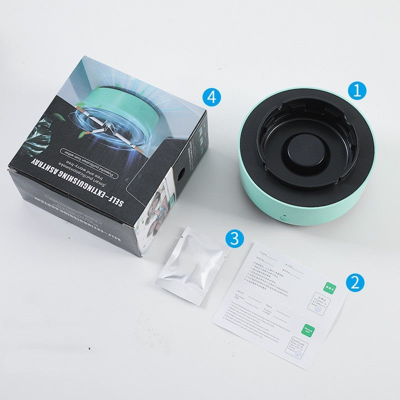 Portable Air Purifier Ashtray for Smoke Removal